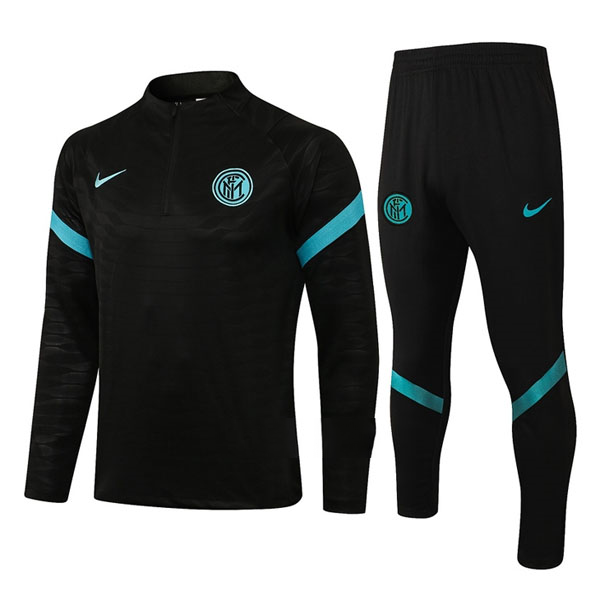 Survetement Sudadera Inter Milan 2021-2022 Noir Pas Cher